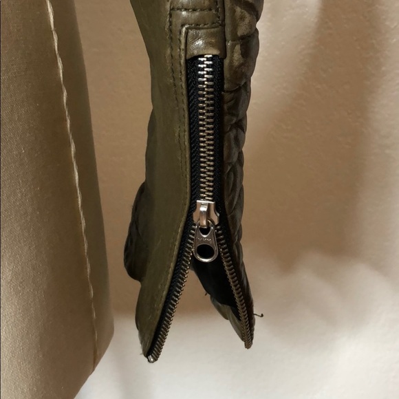 Mackage leather motorcycle distressed jacket L - Picture 5 of 8